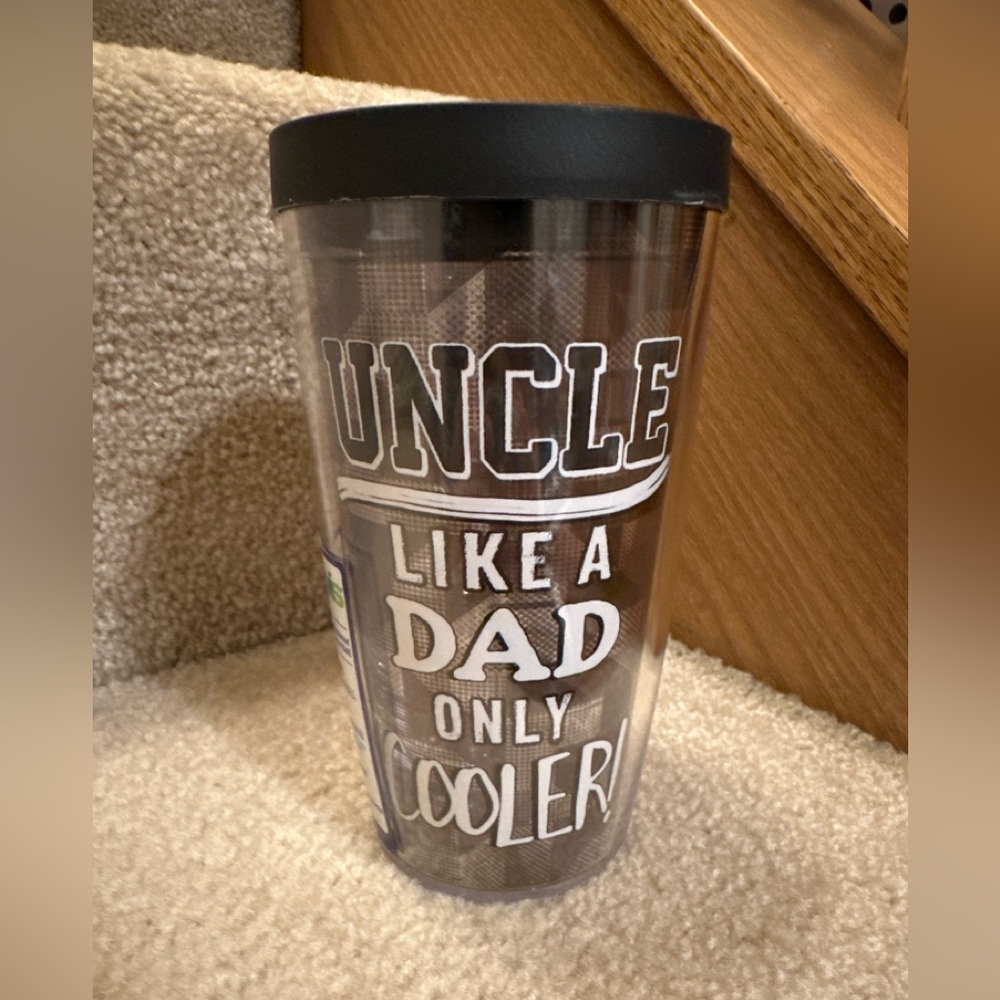 Uncle Tumbler with Black Lid
